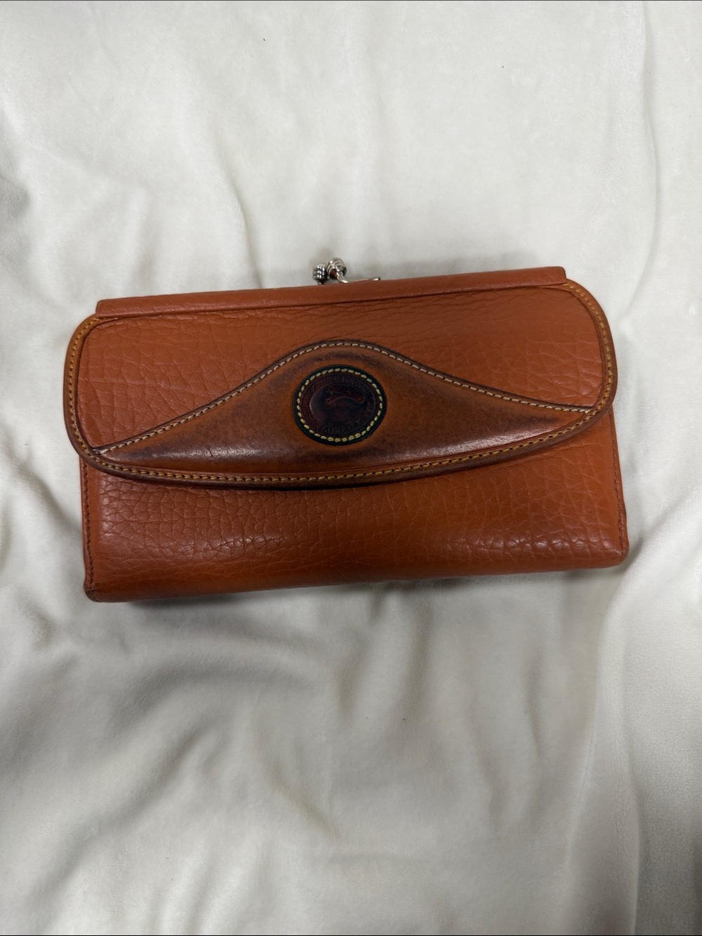 Dooney & Bourke Chestnut Brown Leather Wallet